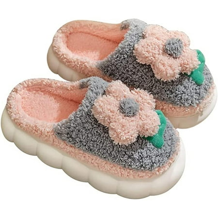 shuwee Womens Soft Warm Memory Foam Slippers Faux Flower Cotton Fur Lined Fluffy Slip On House Shoes with Indoor Outdoor Anti-Skid Rubber Sole
shuwee Womens Soft Warm Memory Foam Slippers Faux Flower Cotton Fur Lined Fluffy Slip On House Shoes with Indoor Outdoor Anti-Skid Rubber Sole