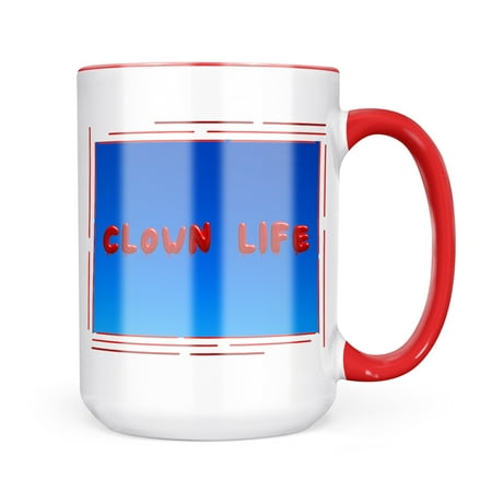 Neonblond Clown Life Red Balloon Mug gift for Coffee Tea lovers