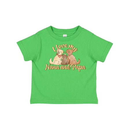 Inktastic I Love My Nana and Papa Cute Dogs Gift Toddler Boy or Toddler Girl T-Shirt
Inktastic I Love My Nana and Papa Cute Dogs Gift Toddler Boy or Toddler Girl T-Shirt