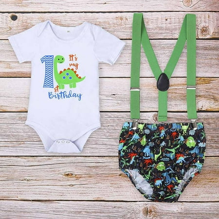 Leutsin Newborn Infant Baby Boy Dinosaur Gentleman Birthday Romper Straps Shorts Outfits
Leutsin Newborn Infant Baby Boy Dinosaur Gentleman Birthday Romper Straps Shorts Outfits