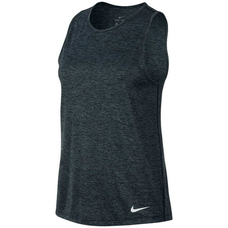 Nike Women's Dry Tomboy Cross-Dye Tank Top - Black - Size M