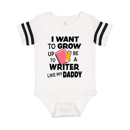 Inktastic I Want To Grow Up To Be A Writer Like My Daddy Gift Baby Boy or Baby Girl Bodysuit
Inktastic I Want To Grow Up To Be A Writer Like My Daddy Gift Baby Boy or Baby Girl Bodysuit