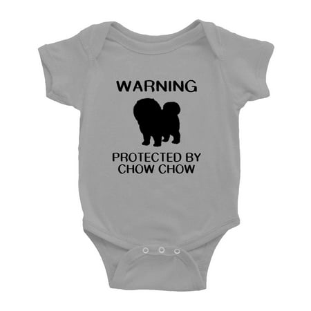Warning: Protected by A Chow chow Dog Cute Baby Romperss Newborn Clothes (Gray 6-12 Months)
Warning: Protected by A Chow chow Dog Cute Baby Romperss Newborn Clothes (Gray 6-12 Months)
