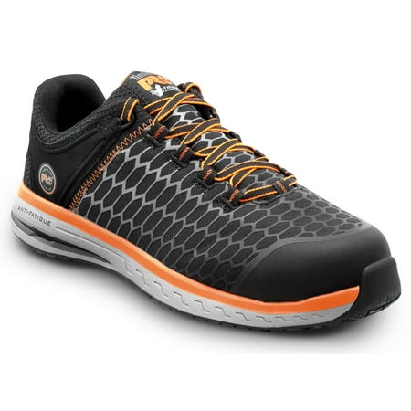 

Timberland PRO Powerdrive Men s Black/Orange Comp Toe EH MaxTRAX Slip Resistant Low Athletic (12.0 M)