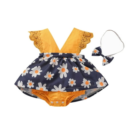 Zlekejiko Toddler Summer Girls Sleeveless Daisy Flower Print Romper Bodysuit Clothes With Headband 2pcs Set Outfits
Zlekejiko Toddler Summer Girls Sleeveless Daisy Flower Print Romper Bodysuit Clothes With Headband 2pcs Set Outfits
