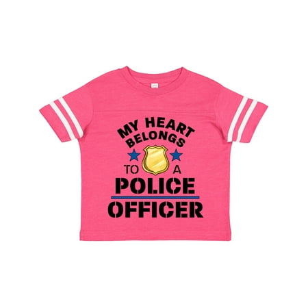 Inktastic My Heart Belongs to a Police Officer Gift Toddler Boy or Toddler Girl T-Shirt
Inktastic My Heart Belongs to a Police Officer Gift Toddler Boy or Toddler Girl T-Shirt