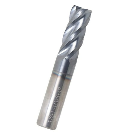 ALL-CARB 1/2 Inch 4 Flute Helix Carbide Square End Mill Tialn Coated Fit for Aluminum Cut Non-Ferrous Metal Upcut CNC Spiral Router Bit
ALL-CARB 1/2 Inch 4 Flute Helix Carbide Square End Mill Tialn Coated Fit for Aluminum Cut Non-Ferrous Metal Upcut CNC Spiral Router Bit