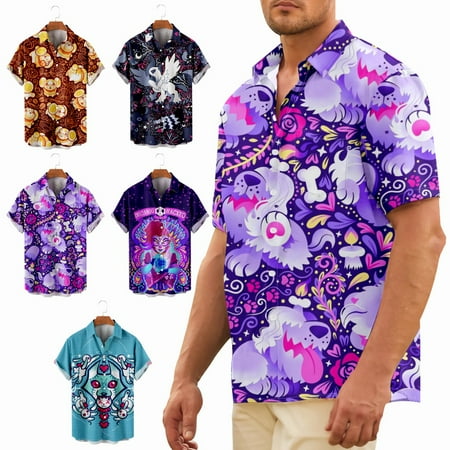 Adult Kids Button Down Short Sleeve Shirts Comfortable Polyester Clothing Apparel Regular & Big Man Sizes
Adult Kids Button Down Short Sleeve Shirts Comfortable Polyester Clothing Apparel Regular & Big Man Sizes