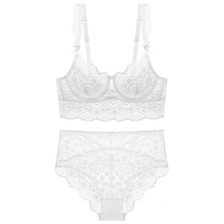 Lingerie for Women Women s Sexy Soft Lace Lingerie Set See Through Underwear Floral Lace Underwire Sheer Bra and Panty Set
Lingerie for Women Women s Sexy Soft Lace Lingerie Set See Through Underwear Floral Lace Underwire Sheer Bra and Panty Set
