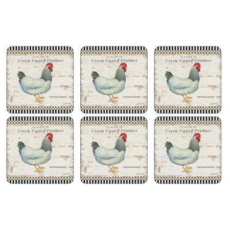 Pimpernel On The Farm Collection Coasters Set of 6