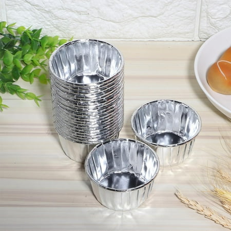 Baking Cup 50Pcs Heat Resistant Cake Cup For Muffins Cakes Sweets Nuts Kitchen Accessories Silver
Baking Cup 50Pcs Heat Resistant Cake Cup For Muffins Cakes Sweets Nuts Kitchen Accessories Silver