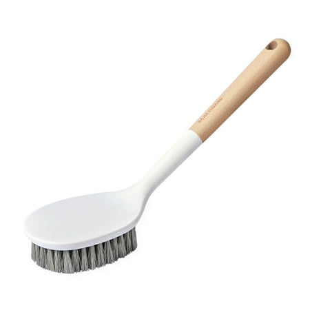 Tangnade Cleaning Brush Beech Handle Cleaning Brush For Pans Pots Sink Cleaning