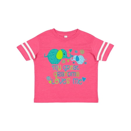 Inktastic My Great Grandma Loves Me- cute elephants Gift Toddler Boy or Toddler Girl T-Shirt
Inktastic My Great Grandma Loves Me- cute elephants Gift Toddler Boy or Toddler Girl T-Shirt