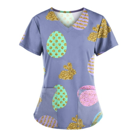HAPIMO Women s Happy Easter Shirts Cute Rabbit Print Tops Short Sleeve Tees Tunic Scrub Pocket Blouses V-Neck T-shirt Working Uniform Clothes for Girls Navy S Savings
HAPIMO Women s Happy Easter Shirts Cute Rabbit Print Tops Short Sleeve Tees Tunic Scrub Pocket Blouses V-Neck T-shirt Working Uniform Clothes for Girls Navy S Savings