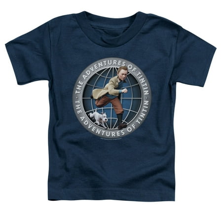 Tintin - Globe - Toddler Short Sleeve Shirt - 4T