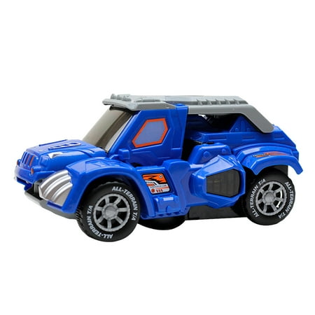 1pc Transforming Toy Car Electric Toy Car Deformed Dinosaur (No Battery)