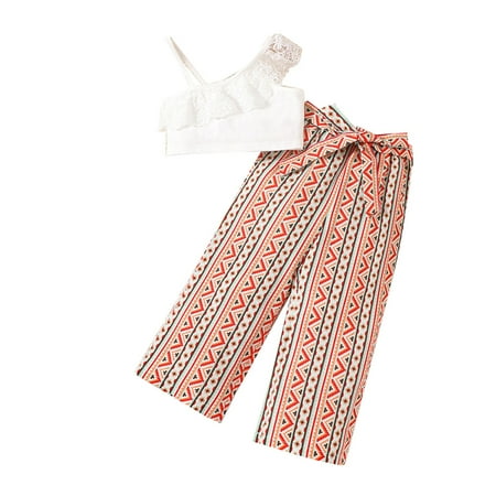 HIBRO Middle And Small Children Girls Summer Style Shoulder Sling Ethnic Style Suit Trousers Suit Girls Children s Clothing Girl 4 Autumn Floral
HIBRO Middle And Small Children Girls Summer Style Shoulder Sling Ethnic Style Suit Trousers Suit Girls Children s Clothing Girl 4 Autumn Floral