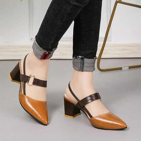 Cathalem Sandals for Women Breathable High Heeled Casual Women S Pointed Toe High Closed Toe Wedge Sandals for Women Brown 8.5
Cathalem Sandals for Women Breathable High Heeled Casual Women S Pointed Toe High Closed Toe Wedge Sandals for Women Brown 8.5
