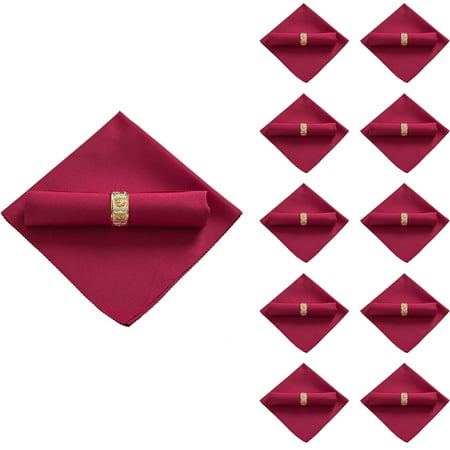Ieegkit 10Pcs 48X48cm Polyester Cloth Napkins for Restaurant Wedding Banquet Dinner Party Wine Red
Ieegkit 10Pcs 48X48cm Polyester Cloth Napkins for Restaurant Wedding Banquet Dinner Party Wine Red