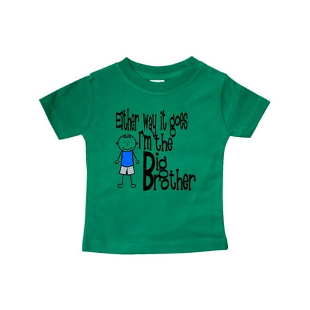 Inktastic Either Way It Goes I m the Big Brother Gift Baby Boy T-Shirt