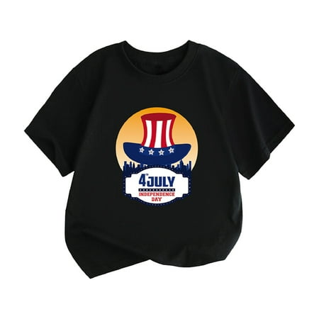 Summer Toddler T-Shirt Boys Girls Short Sleeve Independence Day Letter Printed Tops Child Clothing Streetwear Dailywear Outwear
Summer Toddler T-Shirt Boys Girls Short Sleeve Independence Day Letter Printed Tops Child Clothing Streetwear Dailywear Outwear