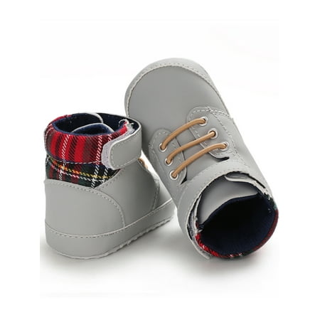 Pudcoco Baby Soft Sole Cotton Crib Shoes Anti-slip Sneaker Prewalker