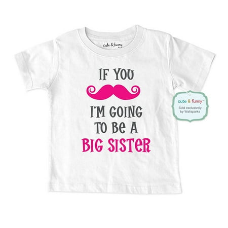 If you mustache I m going to be a BIG Sister - wallsparks cute & funny Brand - Soft Infant & Toddler Shirt
If you mustache I m going to be a BIG Sister - wallsparks cute & funny Brand - Soft Infant & Toddler Shirt