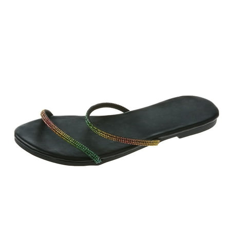 Women s Sandals Sandals Women Women s Sandals Ladies Summer Fashion Plus Size One-Line Rhinestone Casual Flat Sandals
Women s Sandals Sandals Women Women s Sandals Ladies Summer Fashion Plus Size One-Line Rhinestone Casual Flat Sandals