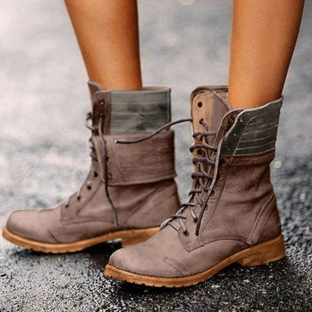 Tangnade women shoes Boots For Women Middle Tube Lace Up Boots Mid Calf Boots Knight Boots Khaki 40
Tangnade women shoes Boots For Women Middle Tube Lace Up Boots Mid Calf Boots Knight Boots Khaki 40
