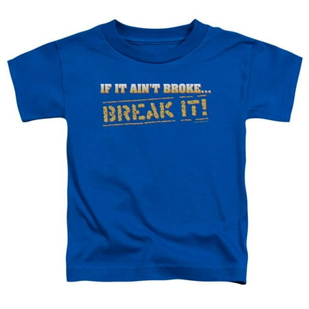 Trevco ATY282-TT-2 Break It-S by S Toddler Tee Royal Blue - Medium 3T