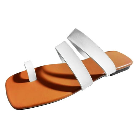 Youmylove Women Slippers Fashion Roman Style Solid Color Leather Cover Toe Flat Bottom Beach Slippers Leisure Ladies Cozy Daily Walking
Youmylove Women Slippers Fashion Roman Style Solid Color Leather Cover Toe Flat Bottom Beach Slippers Leisure Ladies Cozy Daily Walking