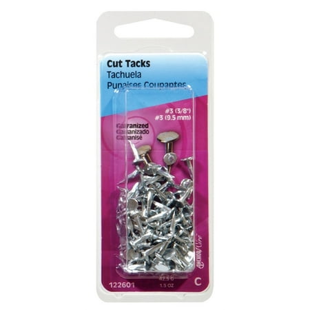 Hillman No. 6 X 1/2 in. L Galvanized Silver Steel Cut Tacks 1 pk