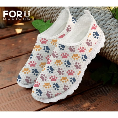 FORUDESIGNS Cute Dog Paw Printting Women Nursing Flats Shoes Slip on Mesh Shoes for Female Breathable Walk Sneaker Light 2024
FORUDESIGNS Cute Dog Paw Printting Women Nursing Flats Shoes Slip on Mesh Shoes for Female Breathable Walk Sneaker Light 2024