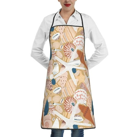 Rocae Tropical Beach Sea Shell for Kitchen Aprons for Women Adjustable Cooking Kitchen Chef Apron for Men with Pockets
Rocae Tropical Beach Sea Shell for Kitchen Aprons for Women Adjustable Cooking Kitchen Chef Apron for Men with Pockets