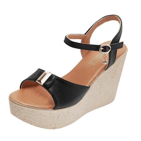 new home gifts for home Women Ladies Fashion Casual Peep Toe Wedges Platforms High Heels Shoes Sandals PU Black
new home gifts for home Women Ladies Fashion Casual Peep Toe Wedges Platforms High Heels Shoes Sandals PU Black