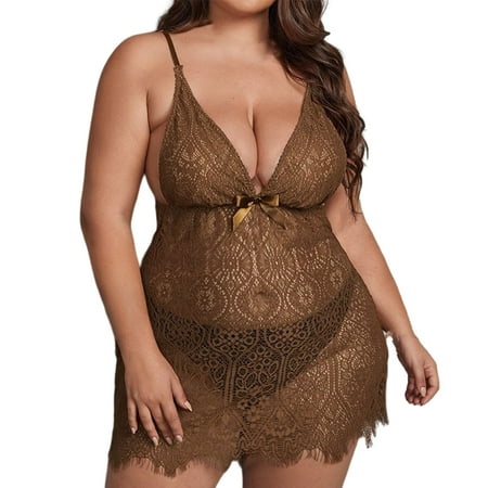 AMLBB Plus Size Lingerie For Women Large Sexy Seductive Mesh Sling Nightdress Sexy Lingerie Set Sexy Lingerie on Clearance
AMLBB Plus Size Lingerie For Women Large Sexy Seductive Mesh Sling Nightdress Sexy Lingerie Set Sexy Lingerie on Clearance