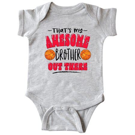 Inktastic That s My Awesome Brother Out There with Basketballs Gift Baby Boy or Baby Girl Bodysuit
Inktastic That s My Awesome Brother Out There with Basketballs Gift Baby Boy or Baby Girl Bodysuit