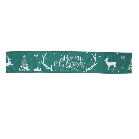 Merry Christmas Tablecloth Decorative Table Runner Printed Table Flag Table Mat Party Decorations Supplies (Dark Green Christmas
Merry Christmas Tablecloth Decorative Table Runner Printed Table Flag Table Mat Party Decorations Supplies (Dark Green Christmas