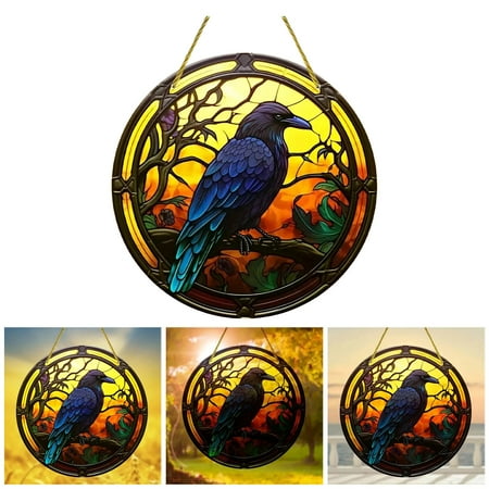 YruYptpaln Crow Acrylic Interior Decoration Window Hanging Wall Art Women Christmas Ornament Set Thick String for round Stained Glass Window Panels Doll from The Movie for Not Christmas Holly Garland
YruYptpaln Crow Acrylic Interior Decoration Window Hanging Wall Art Women Christmas Ornament Set Thick String for round Stained Glass Window Panels Doll from The Movie for Not Christmas Holly Garland