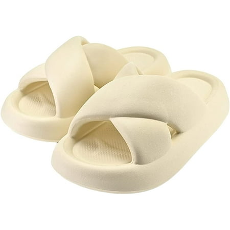 CoCopeaunts Women Cross Strap Slide Sandal Non-slip Open Toe Slides Beach Sandals Indoor & Outdoor
CoCopeaunts Women Cross Strap Slide Sandal Non-slip Open Toe Slides Beach Sandals Indoor & Outdoor