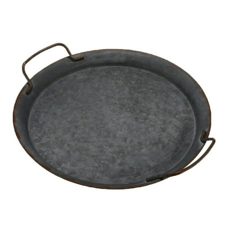 Industrial Style Metal Iron Tray Galvanized Serving Tray for Coffee Table Home Decorative Centerpiece Tray Rustic Breakfast Serving Tray with Handles
Industrial Style Metal Iron Tray Galvanized Serving Tray for Coffee Table Home Decorative Centerpiece Tray Rustic Breakfast Serving Tray with Handles