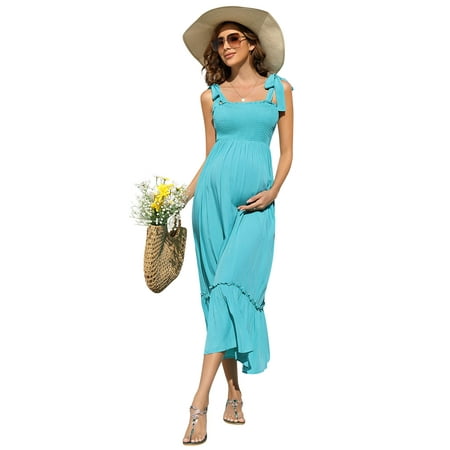 Oyang Women s Maternity Dress Boho Spaghetti Strap Square Neck Floral Ruffle Nursing Maxi Dress
Oyang Women s Maternity Dress Boho Spaghetti Strap Square Neck Floral Ruffle Nursing Maxi Dress