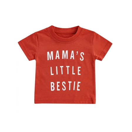 Sunisery Kids Little Girls Boys Summer T-Shirt Casual Short Sleeve T-shirt Letter Printed Round Neck Pullover Tops Brown Red 3-4 Years
Sunisery Kids Little Girls Boys Summer T-Shirt Casual Short Sleeve T-shirt Letter Printed Round Neck Pullover Tops Brown Red 3-4 Years