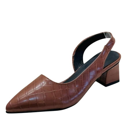 nsendm Women Heels Size 12 Slip Toe Single Summer Womens Shoes Ladies Leather Squared Heel Pointed On Strap Heels Brown 8.5
nsendm Women Heels Size 12 Slip Toe Single Summer Womens Shoes Ladies Leather Squared Heel Pointed On Strap Heels Brown 8.5