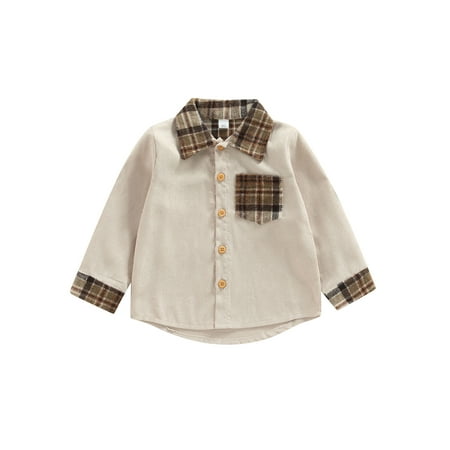 Toddler Baby Boy Girl Corduroy Button Down Shirts Long Sleeve Plaid Patchwork Shirt Shacket Jacket Tops Fall Clothes
Toddler Baby Boy Girl Corduroy Button Down Shirts Long Sleeve Plaid Patchwork Shirt Shacket Jacket Tops Fall Clothes