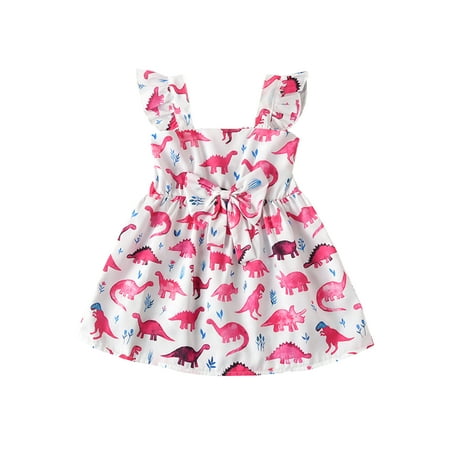 Sunisery Kids Girls Summer Dress Dinosaur Cartoon Print Ruffle Sleeveless Princess Bow Dress Party Wear
Sunisery Kids Girls Summer Dress Dinosaur Cartoon Print Ruffle Sleeveless Princess Bow Dress Party Wear