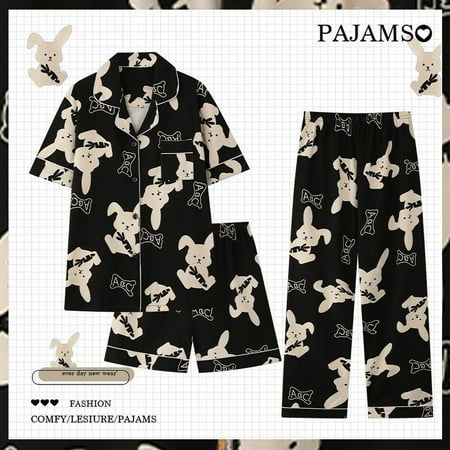 Sanrio Hello Kitty Kuromi Pochacco Pajama Three Piece Set Kawaii Anime Cardigan Shorts Pants Home Clothes Couple Suit Girl Gifts
Sanrio Hello Kitty Kuromi Pochacco Pajama Three Piece Set Kawaii Anime Cardigan Shorts Pants Home Clothes Couple Suit Girl Gifts