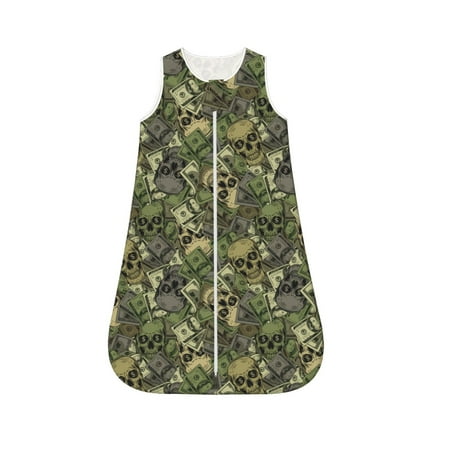 Cauagu Green Skulls for Infant Wearable Blanket Unisex Girl Boy Swaddle Transition Sack - Newborn Essentials Sleep Clothes-X-Large
Cauagu Green Skulls for Infant Wearable Blanket Unisex Girl Boy Swaddle Transition Sack - Newborn Essentials Sleep Clothes-X-Large