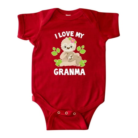 Inktastic Cute Sloth I Love My Granma with Green Leaves Gift Baby Boy or Baby Girl Bodysuit
Inktastic Cute Sloth I Love My Granma with Green Leaves Gift Baby Boy or Baby Girl Bodysuit