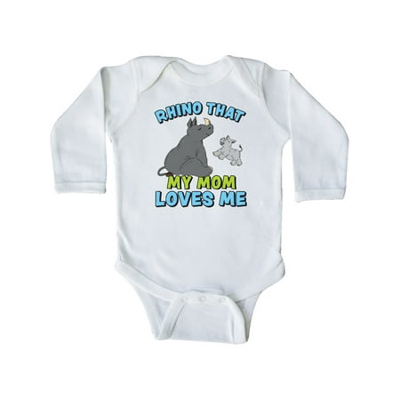 Inktastic Rhino That My Mom Loves Me with Cute Rhinos Gift Baby Boy or Baby Girl Long Sleeve Bodysuit
Inktastic Rhino That My Mom Loves Me with Cute Rhinos Gift Baby Boy or Baby Girl Long Sleeve Bodysuit